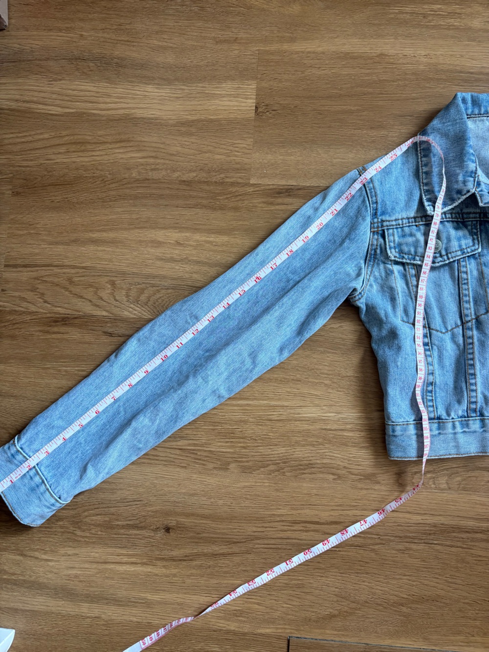 Cheap Monday Cropped Light Wash Denim Jacket Size Small - Picture 12 of 12